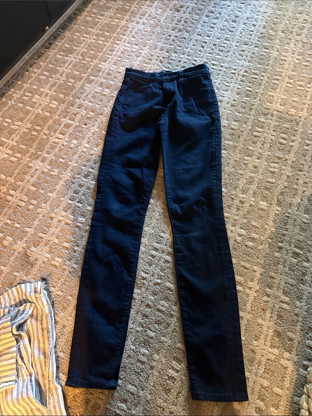 J brand Dark Blue High-Rise Skinny Jeans